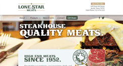 Desktop Screenshot of lonestarmeats.com